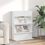 Vidaxl tijdschrift rek wit 70 x 41 x 96 cm bewerkt hout