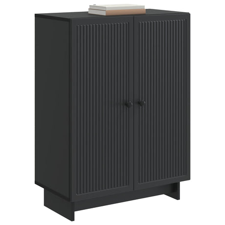Vidaxl dressoir zwart 66 x 34,5 x 90 cm bewerkt hout