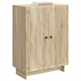 Vidaxl dressoir sonoma eiken 66 x 34,5 x 90 cm bewerkt hout