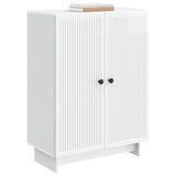 Vidaxl dressoir hoogglans wit 66 x 34,5 x 90 cm bewerkt hout