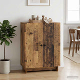 Vidaxl dressoir oud hout 66 x 34,5 x 90 cm bewerkt hout