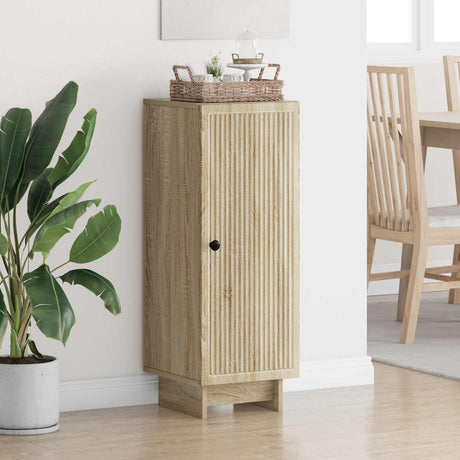 Vidaxl dressoir sonoma eiken 33 x 34,5 x 90 cm bewerkt hout