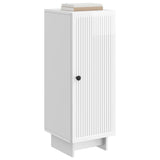 Vidaxl dressoir hoogglans wit 33 x 34,5 x 90 cm bewerkt hout