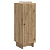 Vidaxl dressoir artisanaal eiken 33 x 34,5 x 90 cm bewerkt hout