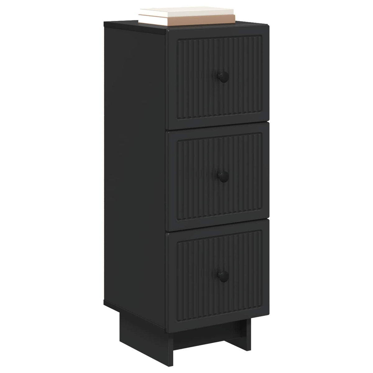 Vidaxl ladenkast zwart 33 x 34,5 x 90 cm bewerkt hout