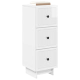 Vidaxl ladenkast hoogglans wit 33 x 34,5 x 90 cm bewerkt hout