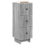 Vidaxl ladenkast grijs sonoma 33 x 34,5 x 90 cm bewerkt hout