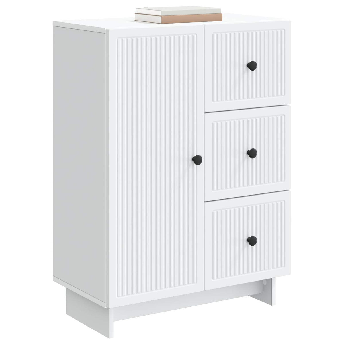 Vidaxl dressoir wit 66 x 34,5 x 90 cm bewerkt hout