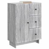 Vidaxl dressoir met lade grijs sonoma 66 x 34,5 x 90 cm bewerkt hout