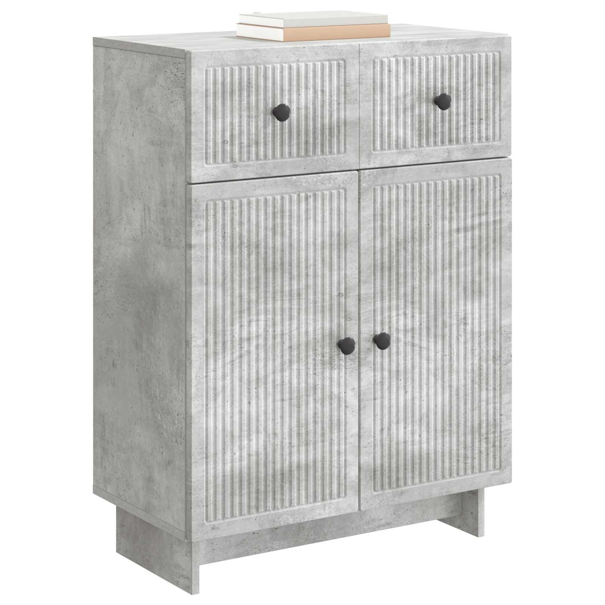 Vidaxl dressoir betongrijs 66 x 34,5 x 90 cm bewerkt hout