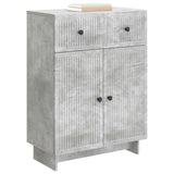 Vidaxl dressoir betongrijs 66 x 34,5 x 90 cm bewerkt hout