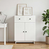 Vidaxl dressoir hoogglans wit 66 x 34,5 x 90 cm bewerkt hout