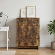 Vidaxl dressoir gerookt eiken 66 x 34,5 x 90 cm bewerkt hout