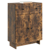 Vidaxl dressoir gerookt eiken 66 x 34,5 x 90 cm bewerkt hout