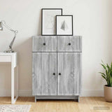 Vidaxl dressoir grijs sonoma 66 x 34,5 x 90 cm bewerkt hout