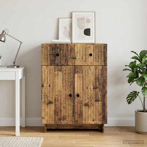 Vidaxl dressoir oud hout 66 x 34,5 x 90 cm bewerkt hout