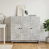 Vidaxl dressoir betongrijs 89 x 34,5 x 80 cm bewerkt hout