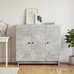 Vidaxl dressoir betongrijs 89 x 34,5 x 80 cm bewerkt hout