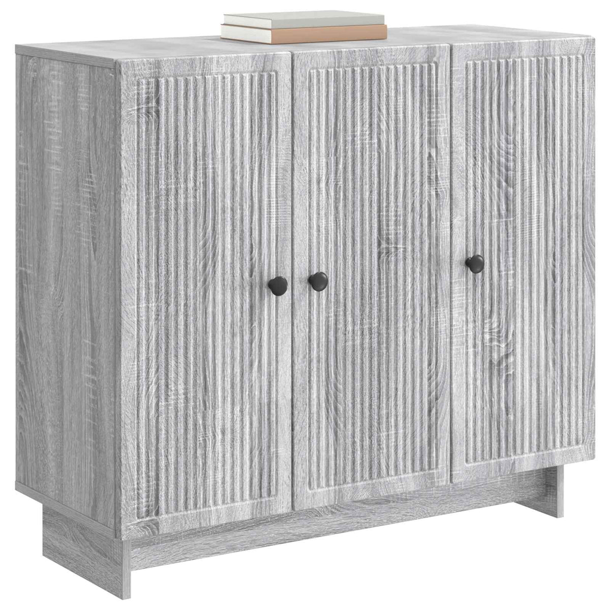 Vidaxl dressoir grijs sonoma 89 x 34,5 x 80 cm bewerkt hout