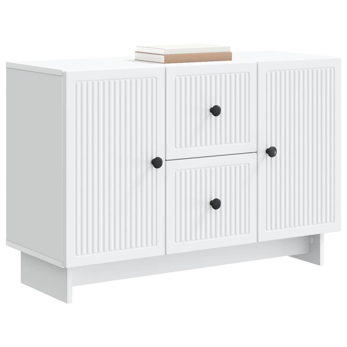 Vidaxl dressoir wit 89 x 34,5 x 60 cm bewerkt hout