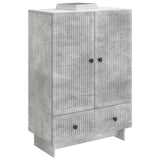 Vidaxl dressoir beton grijs 66 x 34,5 x 95 cm geconstrueerd hout