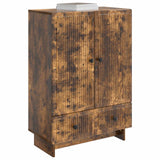Vidaxl dressoir gerookte eik 66 x 34,5 x 95 cm geconstrueerd hout
