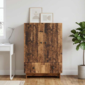 Vidaxl dressoir oudhout 66 x 34,5 x 95 cm geconstrueerd hout