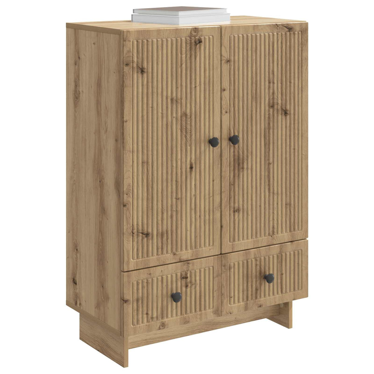 Vidaxl dressoir artisan eik 66 x 34,5 x 95 cm geconstrueerd hout