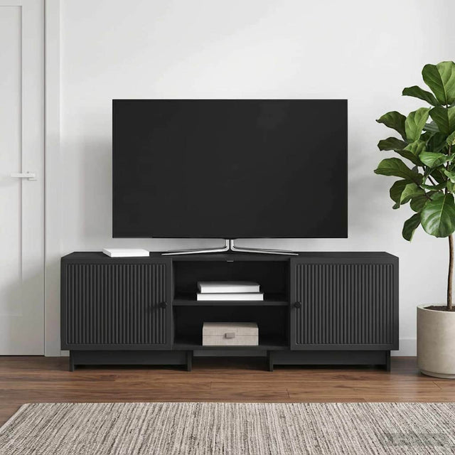 Vidaxl tv-kast 150 x 31 x 50 cm zwart geconstrueerd hout