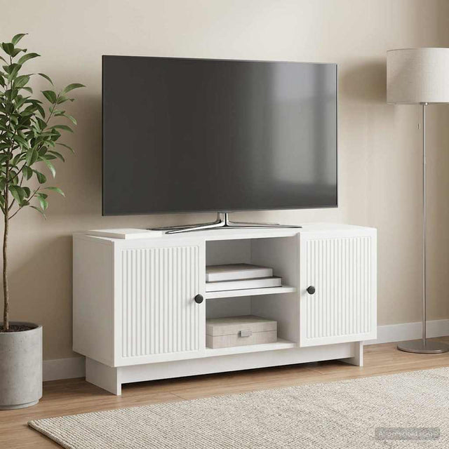 Vidaxl tv-kast 102 x 34,5 x 50 cm wit bewerkt hout