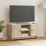 Vidaxl tv-kast 102 x 34,5 x 50 cm sonoma eiken bewerkt hout
