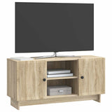 Vidaxl tv-kast 102 x 34,5 x 50 cm sonoma eiken bewerkt hout