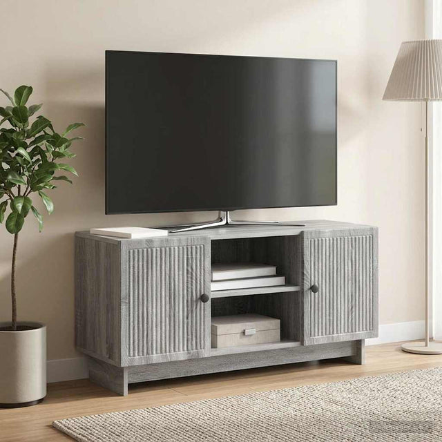 Vidaxl tv-kast 102 x 34,5 x 50 cm grijs sonoma bewerkt hout