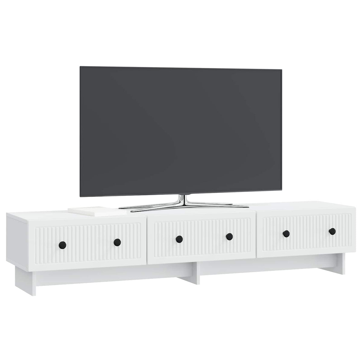 Vidaxl tv-kast met lade wit 147 x 34,5 x 30 cm bewerkt hout