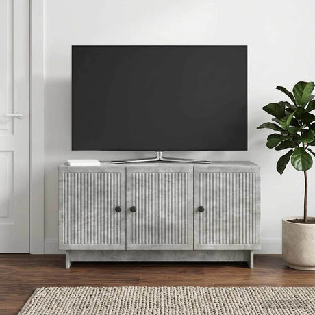 Vidaxl tv-kast 99 x 34,5 x 50 cm betongrijs bewerkt hout