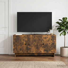 Vidaxl tv-kast 99 x 34,5 x 50 cm gerookt eiken bewerkt hout