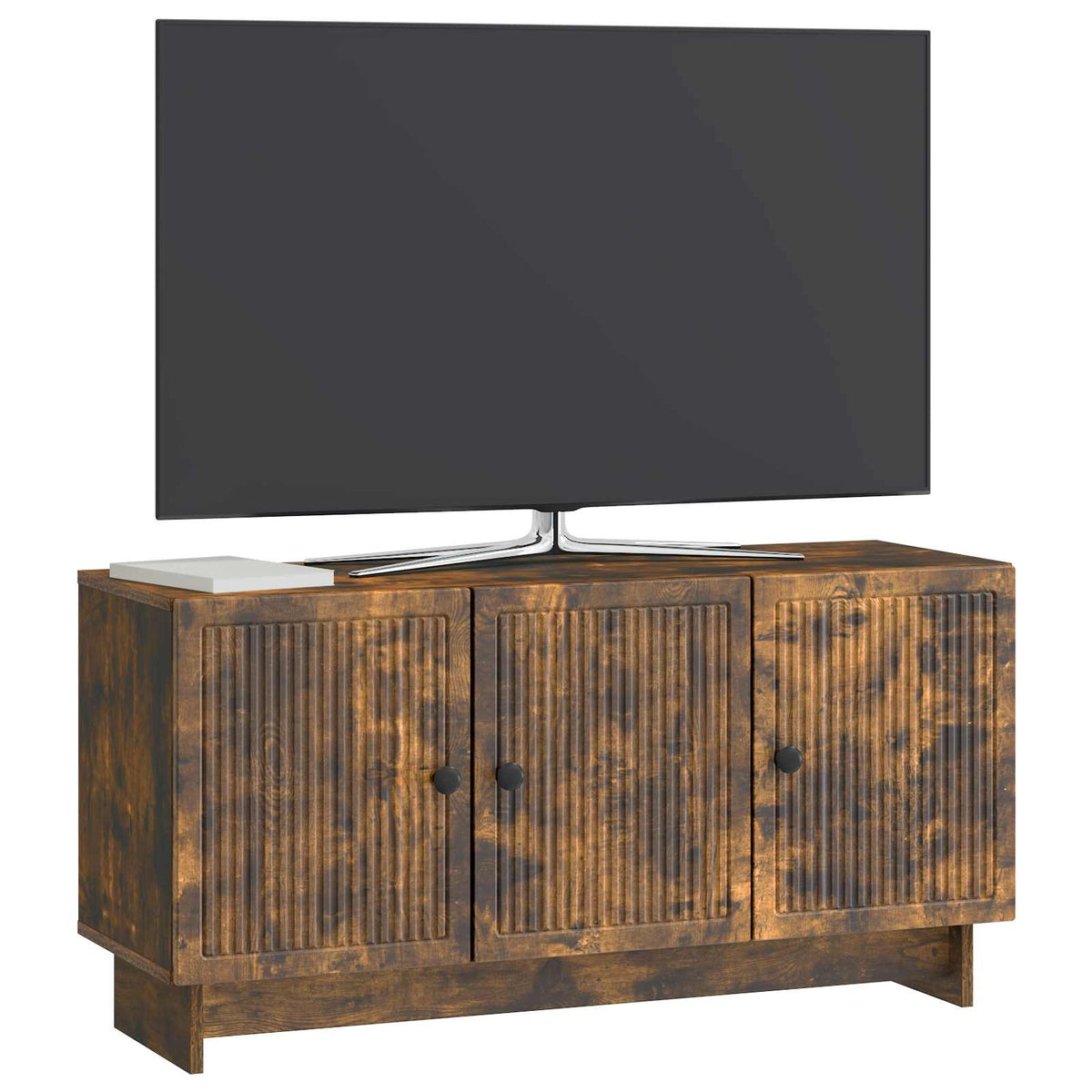 Vidaxl tv-kast 99 x 34,5 x 50 cm gerookt eiken bewerkt hout