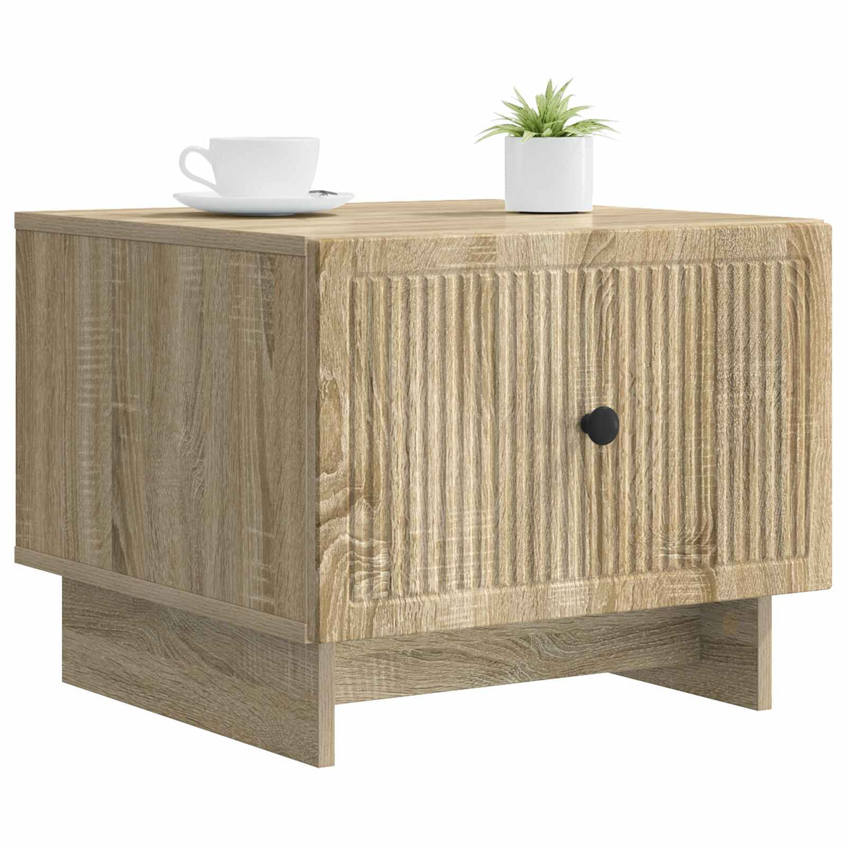 Vidaxl salontafel sonoma eiken 49 x 50 x 40 cm bewerkt hout