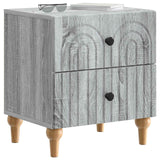Vidaxl nachtkastje 2 st grijs sonoma 43 x 34,5 x 48 cm bewerkt hout