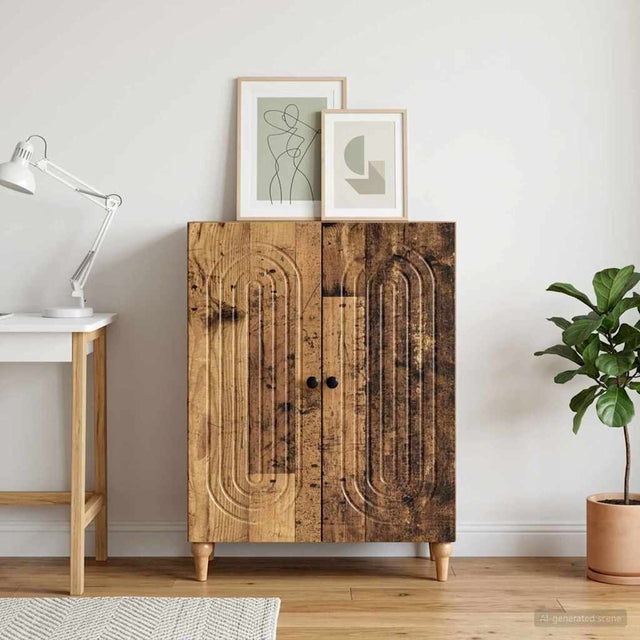 Vidaxl dressoir oud hout 66 x 34,5 x 90 cm bewerkt hout