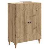 Vidaxl dressoir artisanaal eiken 66 x 34,5 x 90 cm bewerkt hout