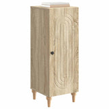 Vidaxl dressoir sonoma eiken 33 x 34,5 x 90 cm bewerkt hout