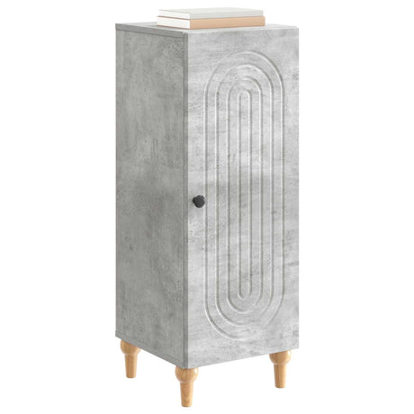 Vidaxl dressoir betongrijs 33 x 34,5 x 90 cm bewerkt hout