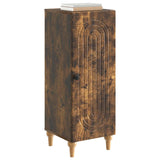 Vidaxl dressoir gerookt eiken 33 x 34,5 x 90 cm bewerkt hout