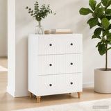 Vidaxl ladenkast wit 66 x 34,5 x 90 cm bewerkt hout
