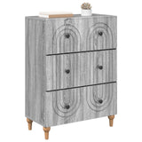 Vidaxl ladenkast grijs sonoma 66 x 34,5 x 90 cm bewerkt hout