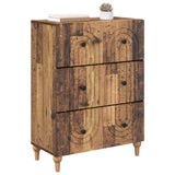 Vidaxl ladenkast oud hout 66 x 34,5 x 90 cm bewerkt hout