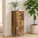 Vidaxl ladenkast 33 x 34,5 x 90 cm bewerkt hout oud hout