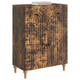 Vidaxl dressoir gerookt eiken 66 x 34,5 x 90 cm bewerkt hout