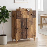 Vidaxl dressoir oud hout 66 x 34,5 x 90 cm bewerkt hout
